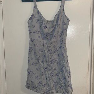 Women’s Mini Blue Floral Girly Dress Abercrombie & Fitch Size medium